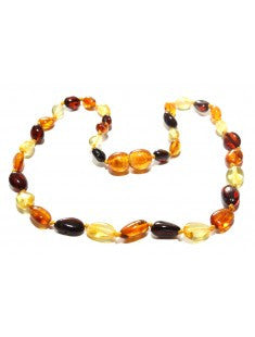 Baby Necklace - Multi Colour Bean
