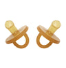 Natural Rubber Soothers Soother - Twin Pack Large Orthodontic (6 mths+)